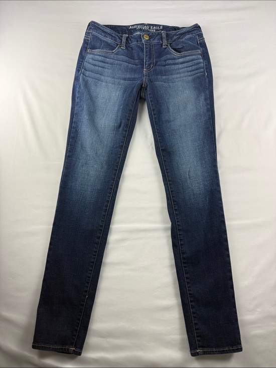 American Eagle Outfitters Denim - American Eagle Super Stretch Skinny Jeggings Women's Size 8 Long Low Rise